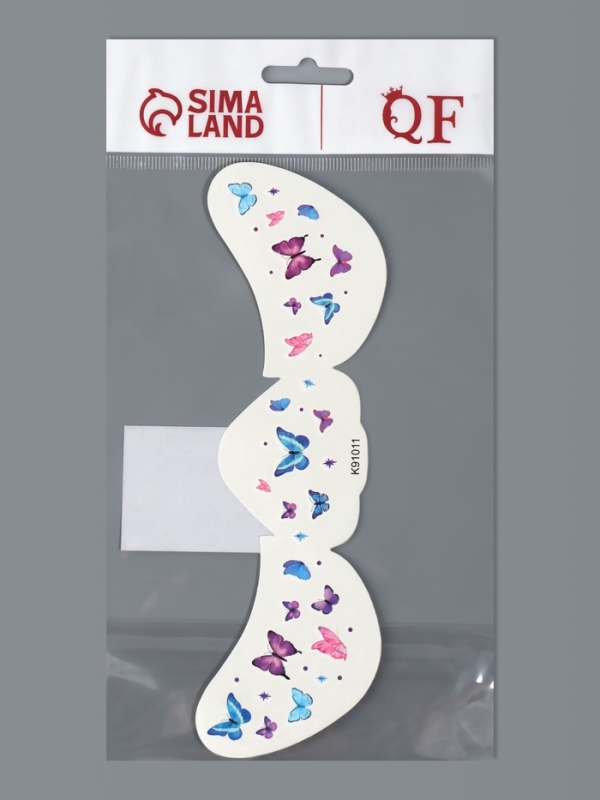 Татуировка для лица и тела &laquo;Веснушки. Бабочки&raquo;, 1 шт., фиолетовый