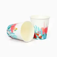 Стакан одноразовый бумажный &laquo;Лето&raquo;, 250 мл