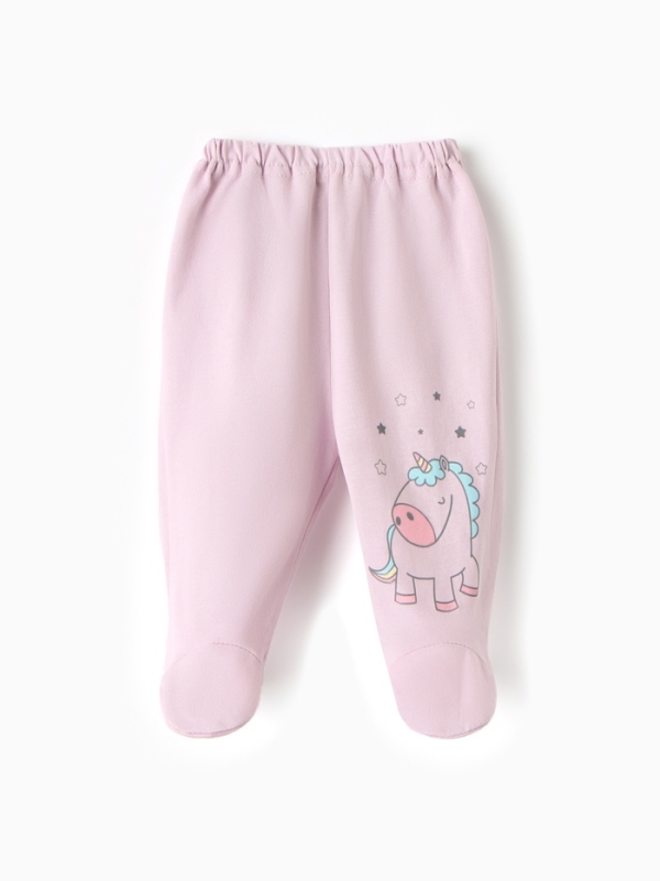 Ползунки для девочки, цвет сиреневый, рост 68 см