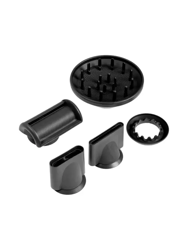 Фен WELLT A01 WELLAIR, 1600 Вт, 5 насадок, 3 скорости, 4 темп. режима, ионизация, серый