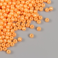 Набор бусин "Жемчуг" d 4 мм, 250 гр, коралловый