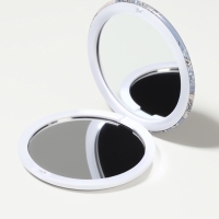 Зеркало складное &laquo;Орнамент&raquo;, d = 7,5 см, с увеличением, цвет МИКС