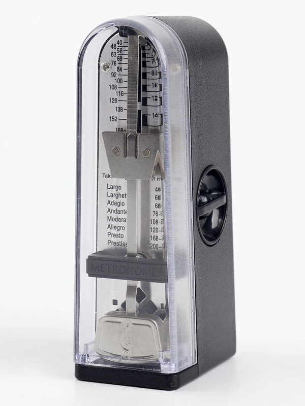 Метроном механический Music Life 5 х 3,5 х 11 см черный Метроном механический Music Life 5 х 3,5 х 11 см черный