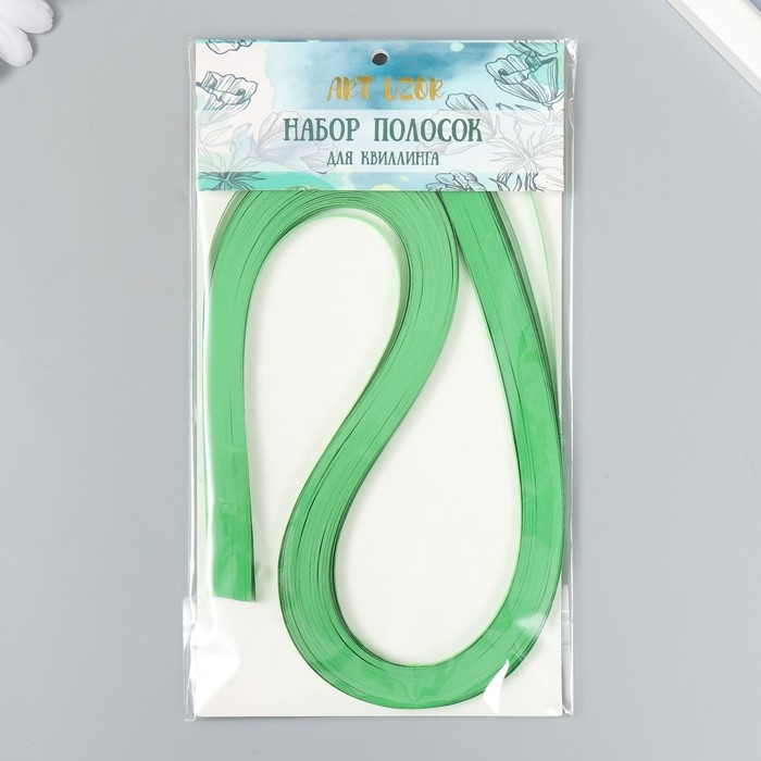 Полоски для квиллинга 120 полосок плотность 120 гр "Еловый лес" ширина 0,5 см длина 53 см