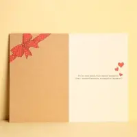 Открытка &laquo;С Днем Рождения&raquo;, большой бант, частичный УФ-лак, 12 &times; 18 см