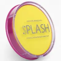 Аквагрим  в шайбе , регулярный, желтый, 32 гр.