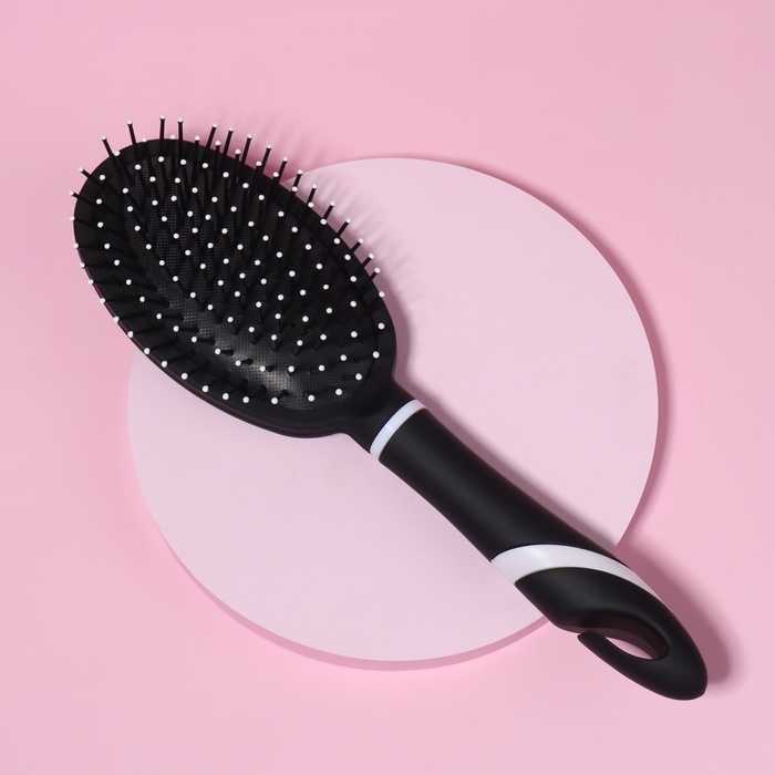 Расчёска массажная, 6,5 × 25 см, цвет МИКС Расчёска массажная, 6,5 × 25 см, цвет МИКС