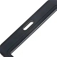 Бейдж горизонтальный, внешний размер 100&times;80 мм, внутренний размер 85&times;54 мм, чёрный