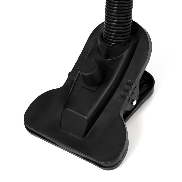 Лампа настольная Е27, светорегулятор, на зажиме (220 В) черная (108 А) RISALUX