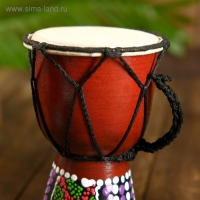 Сувенирный музыкальный инструмент "Барабан Джембе" 15х9,5х9,5 см МИКС Сувенирный музыкальный инструмент "Барабан Джембе" 15х9,5х9,5 см МИКС