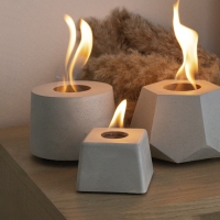 Биокамин настольный "Шестигранник" 17 х 11 см, топливо и спички в комплекте