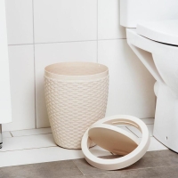 Контейнер для мусора &laquo;Плетёнка&raquo;, 8 л, с крышкой