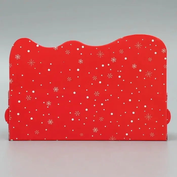 Коробка для макарун &laquo;С Новым годом!&raquo;, 18&times;5.5&times;5.5 см