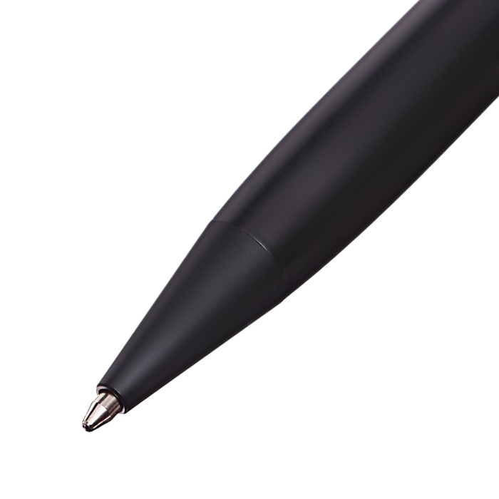 Ручка подарочная шариковая в кожзам футляре поворотная Статус корпус черный