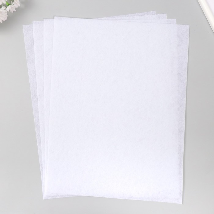 Фетр 1 мм "Бело-голубой" набор 4 листа 30х40 см