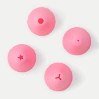 Шприц кондитерский Доляна &laquo;Фобос&raquo;, 4 насадки, 15&times;2,5&times;2,5 см, цвет розовый