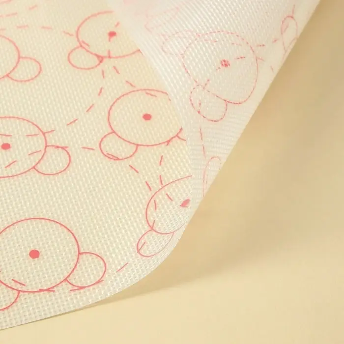 Силиконовый коврик армированный &laquo;Макарон.Ушки&raquo;, 42&times;29,5 см