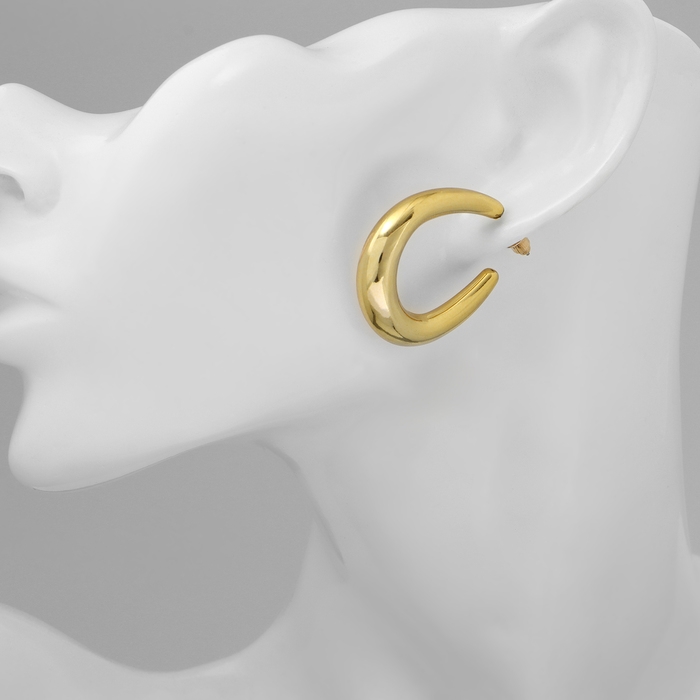 Серьги набор 3 пары &laquo;Нежность&raquo;, цвет белый в золоте