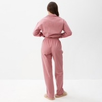 Пижама женская (рубашка и брюки) KAFTAN "Basic" р.40-42, розовый Пижама женская (рубашка и брюки) KAFTAN "Basic" р.40-42, розовый