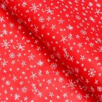 Бумага упаковочная новогодняя глянцевая двусторонняя &laquo;Венки &raquo;, 70&times;100 см