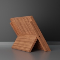 Держатель для ножей магнитный Magistro Tropic, 22&times;24 см, акация