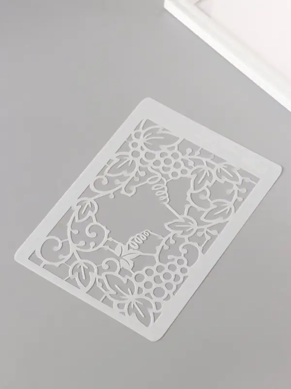 Трафарет пластик А5 "Виноград" 14,8х21 см