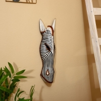 Маска "Зебра" албезия 50 см Маска "Зебра" албезия 50 см