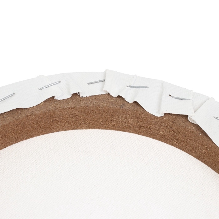 Холст на подрамнике круглый d-20 см, хлопок 100%, грунт акриловый, 1,5*20 см, мелкозернистый, 280г/м&sup2;