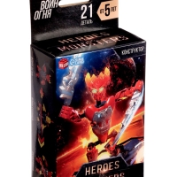 Конструктор-робот &laquo;Воин Огня&raquo;, 19 деталей