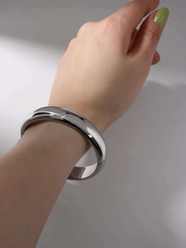 Браслет металл &laquo;Тренд&raquo; объёмный, цвет серебро