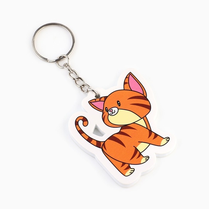 Брелок для ключей &laquo;Кот&raquo;, 10.2 х 4.5 см