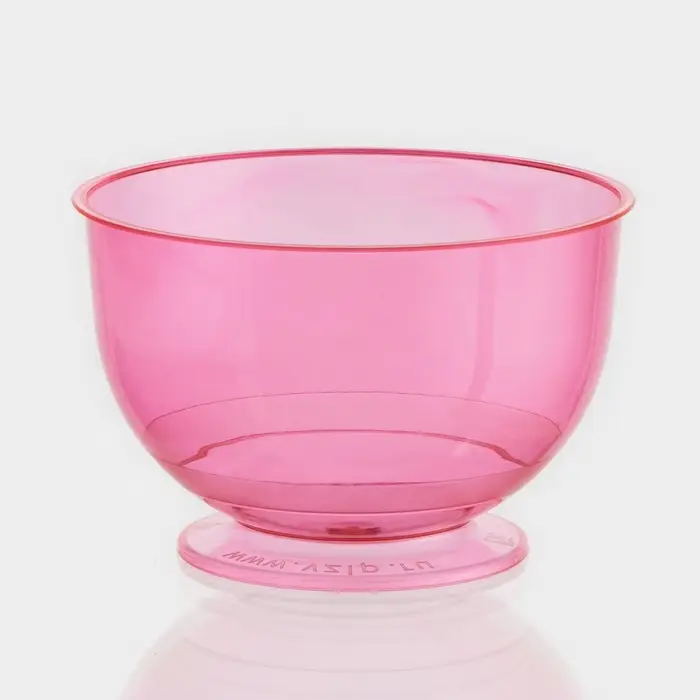 Креманка пластиковая одноразовая &laquo;Кристалл&raquo;, 200 мл, красная