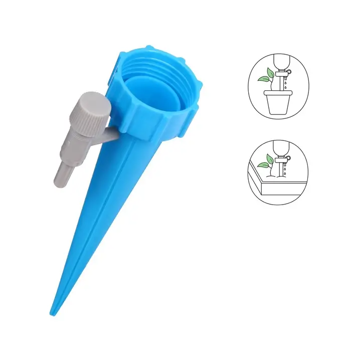 Автополив для комнатных растений под бутылку, h=13.5 см, регулируемый, с краном, Greengo