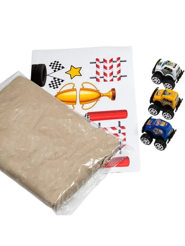 Космический песок &ldquo;Гонки&ldquo; с песочницей 1,5 кг