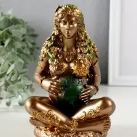 Сувенир полистоун "Природа-мать" 10,5х9,3х17 см