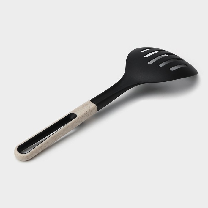 Шумовка Доляна Pronto, цвет белый, чёрный