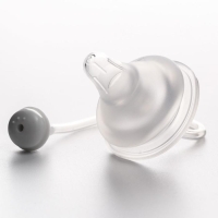 Соска на бутылочку Крошка Я, антиколиковая, от 6 мес., SofTouch, широкое горло, быстрый поток, с трубочкой и грузиком