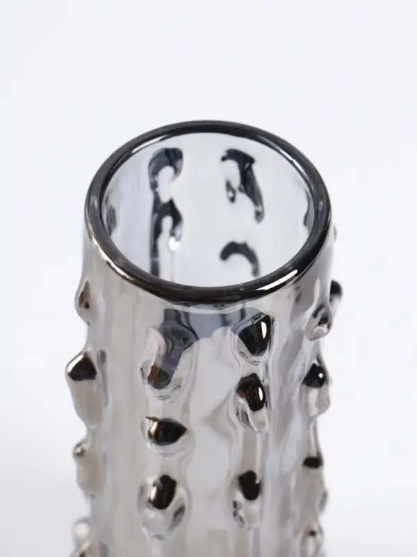 Ваза &laquo;Алонзо&raquo;, 18&times;6 см, стекло, чёрная