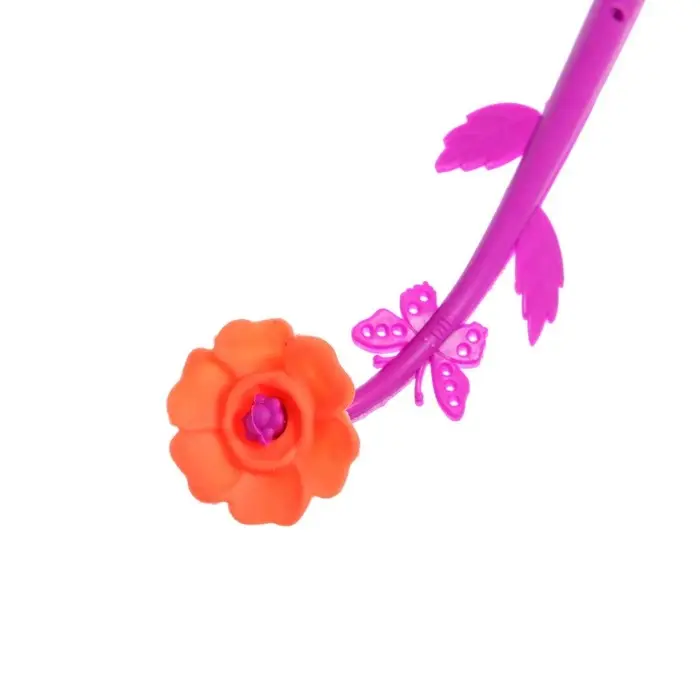 Ручка - прикол гелевая &laquo;Цветы&raquo;, неавтоматическая, узел 0.5 мм, МИКС