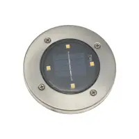 Садовый светильник на солнечной батарее, 4 LED, свечение белое