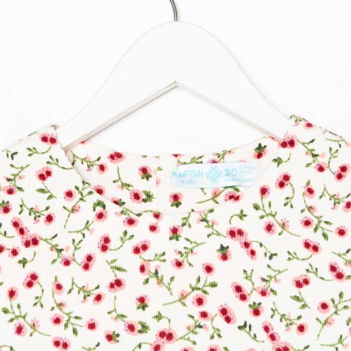 Платье KAFTAN Платье KAFTAN "Розы", р. 32 (110-116), белый