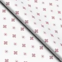 Пленка для цветов матовая, "Счастье", 57х57см, розовый