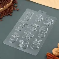 Форма для шоколада &laquo;Учим цифры&raquo;, 21&times;14 см