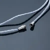 Шнурок гайтан 60 см d=2 мм, цвет серебряный, винтовой замок серебро