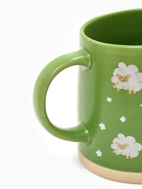 Кружка чайная керамическая &laquo;Барашек&raquo;, 360 мл, ручная работа