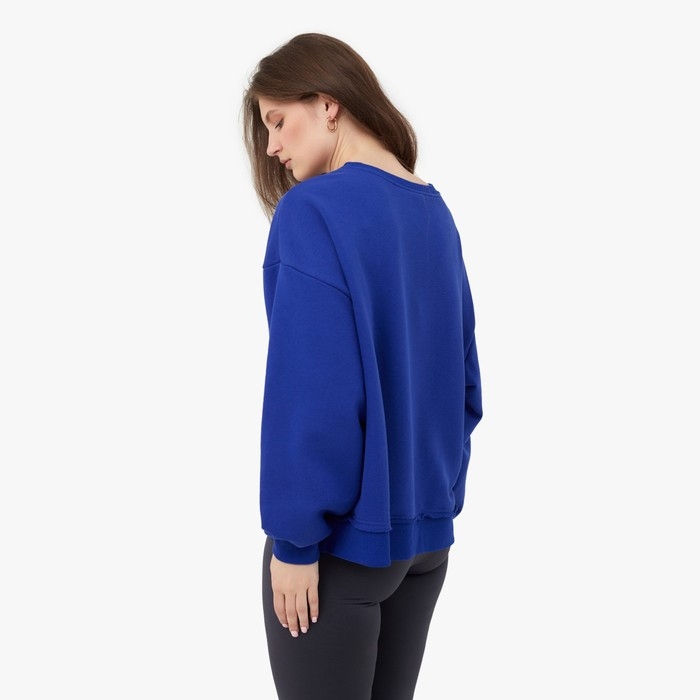 Свитшот женский MINAKU: Casual Collection цвет электро, размер 50-52 Свитшот женский MINAKU: Casual Collection цвет электро, размер 50-52