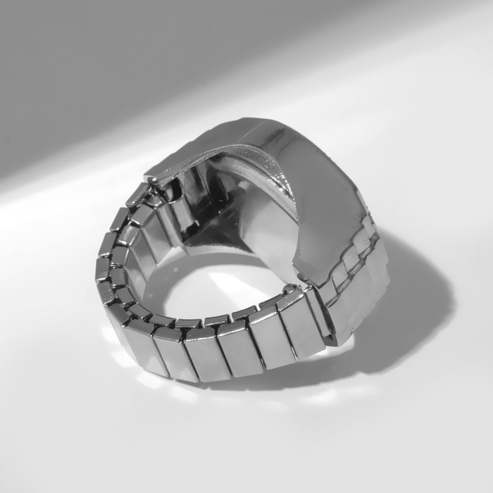 Кольцо «Время» часы круг, цвет серебро Кольцо «Время» часы круг, цвет серебро