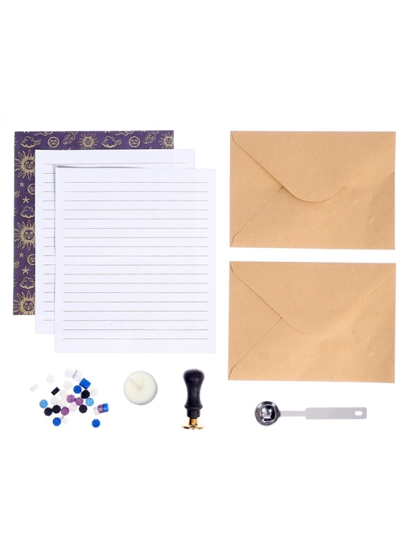 Набор для опытов для детей &laquo;Сургучная печать. Эзотерика&raquo;, штамп, сургуч, конверт для письма