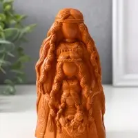 Фигура оберег &laquo;Родовница&raquo;, 13&times;7&times;6 см, красная глина