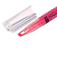 Маркер текстовыделитель 0.5-3.5 мм ErichKrause Visioline V-16 Zoom Neon, двухсторонний, розовый неон, чернила на водной основе